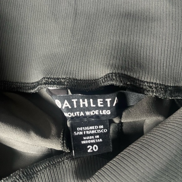 NEW Athleta Nolita Wide Leg Pant Size 20 Olive Brown - Picture 6 of 6